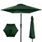 Best Choice Products 7.5ft Heavy-Duty Outdoor Market Patio Umbrella w/ Push Button Tilt, Easy Crank